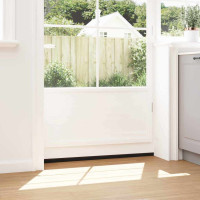 Produktbild för Självhäftande dörrborstlist 2 pcs Brun 100 cm Aluminiumlegering