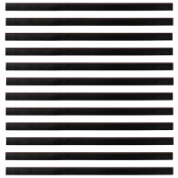 Produktbild för Självhäftande dörrborstlist 12 pcs Brun 100 cm