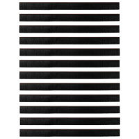 Produktbild för Självhäftande dörrborstlist 12 pcs Brun 100 cm
