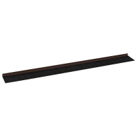Produktbild för Självhäftande dörrborstlist 12 pcs Brun 100 cm
