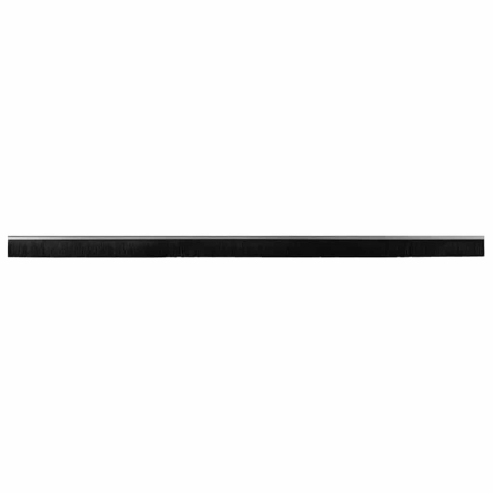 Produktbild för Självhäftande dörrborstlist 2 pcs Silver 100 cm