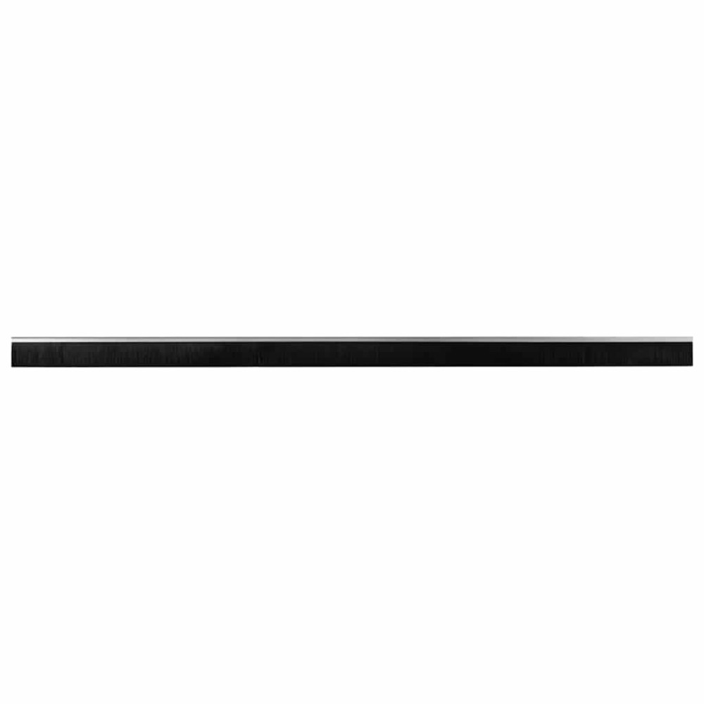 Produktbild för Självhäftande dörrborstlist 12 pcs Silver 100 cm