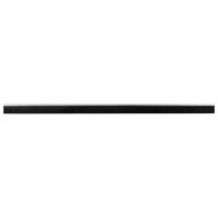 Produktbild för Självhäftande dörrborstlist 12 pcs Silver 100 cm