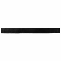 Produktbild för Självhäftande dörrborstlist 2 pcs Vit 100 cm Aluminiumlegering