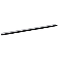 Produktbild för Självhäftande dörrborstlist 6 pcs Vit 100 cm Aluminiumlegering