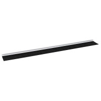 Produktbild för Självhäftande dörrborstlist 6 pcs Vit 100 cm Aluminiumlegering