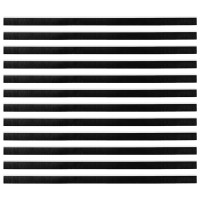 Produktbild för Självhäftande dörrborstlist 12 pcs Vit 100 cm Aluminiumlegering