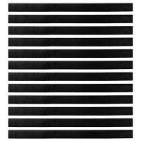 Produktbild för Självhäftande dörrborstlist 12 pcs Vit 100 cm Aluminiumlegering