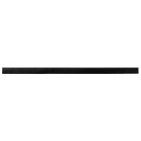 Produktbild för Självhäftande dörrborstlist 2 pcs Svart 100 cm