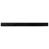 Produktbild för Självhäftande dörrborstlist 2 pcs Svart 100 cm