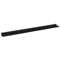 Produktbild för Självhäftande dörrborstlist 6 pcs Svart 100 cm