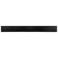 Produktbild för Självhäftande dörrborstlist 6 pcs Svart 100 cm