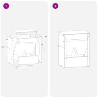 Produktbild för Kaninsmatare Olivgrön 20 x 12,5 x 25 cm Kallvalsat Stål