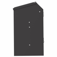 Produktbild för Kaninsmatare Svart 64.5 x 25.5 x 45.5 cm Kallvalsat Stål
