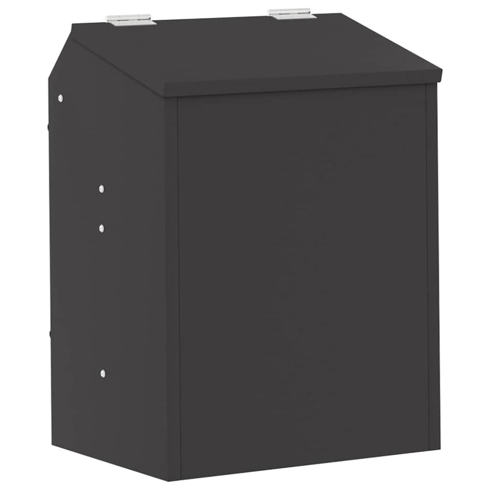 Produktbild för Kaninsmatare Svart 64.5 x 25.5 x 45.5 cm Kallvalsat Stål