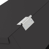 Produktbild för Kaninsmatare Svart 64.5 x 25.5 x 45.5 cm Kallvalsat Stål