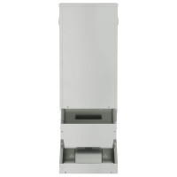 Produktbild för Rådjur Foderautomat Silver 28 x 30 x 80 cm Galvaniserat Stål