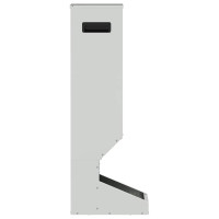 Produktbild för Rådjur Foderautomat Silver 28 x 30 x 80 cm Galvaniserat Stål
