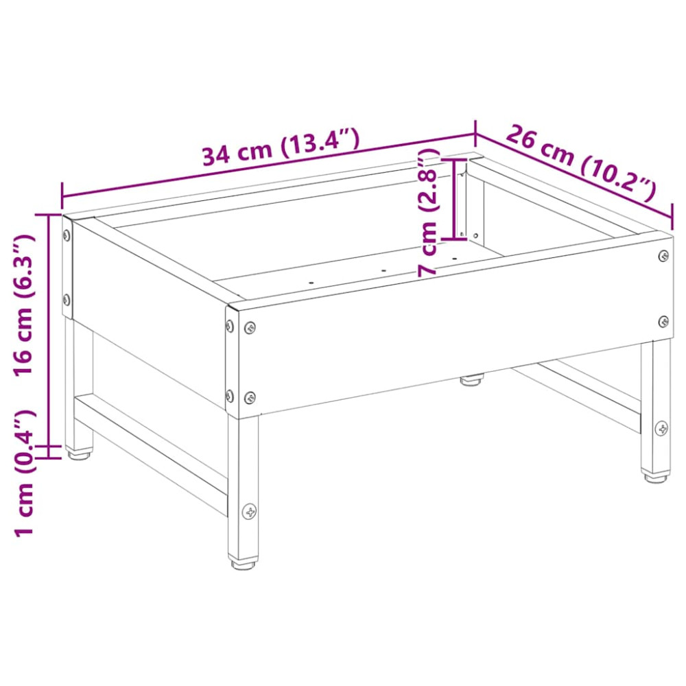 Produktbild för Fågelmatare Svart 80 x 28 x 13.5 cm Kallvalsat Stål