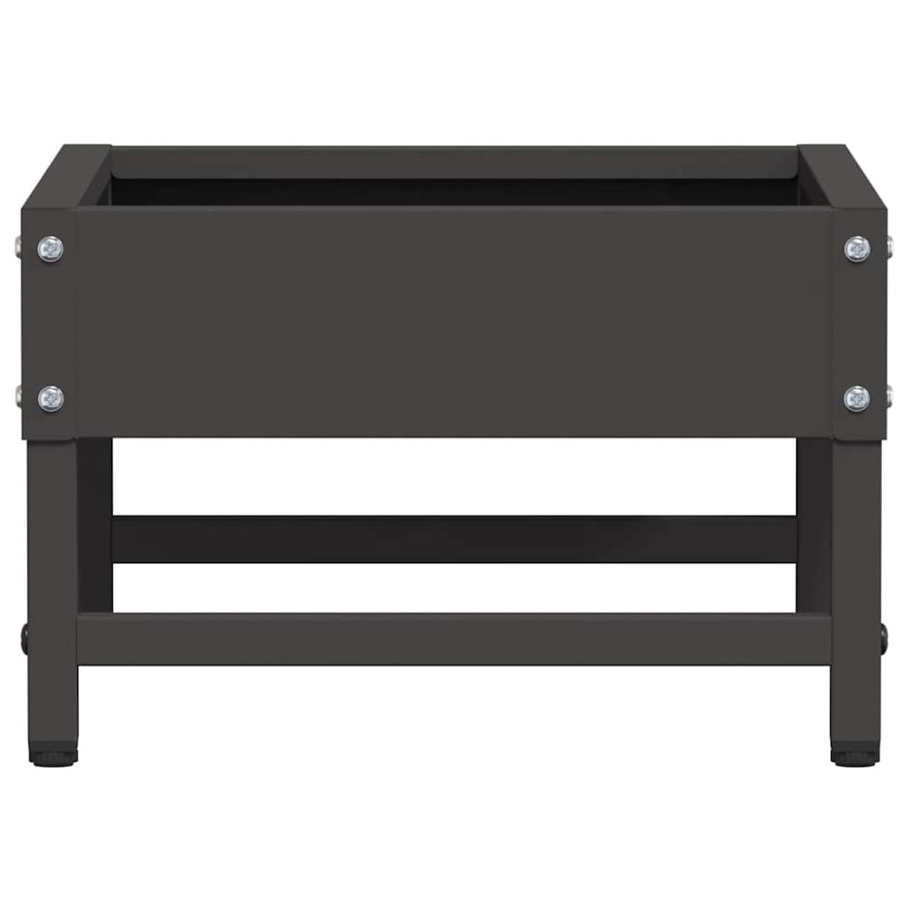 Produktbild för Fågelmatare Svart 80 x 28 x 13.5 cm Kallvalsat Stål