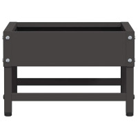Produktbild för Fågelmatare Svart 80 x 28 x 13.5 cm Kallvalsat Stål