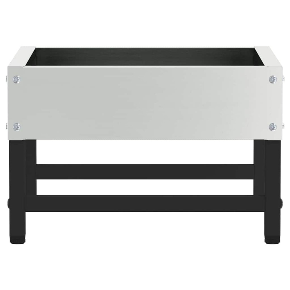Produktbild för Fågelmatare Silver 80 x 28 x 13.5 cm Galvaniserat Stål