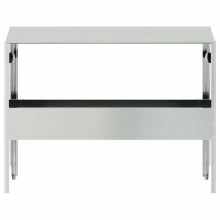 Produktbild för Fodertrog för boskap Silver 79 x 35 x 62 cm Galvaniserat Stål