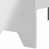Produktbild för Fodertrog för boskap Silver 79 x 35 x 62 cm Galvaniserat Stål
