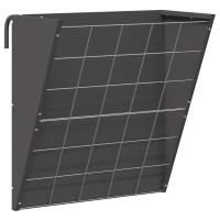 Produktbild för Hängande Höutfodrare Svart 61 x 33 x 66 cm Kallvalsat Stål
