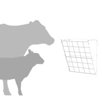 Produktbild för Hängande Höutfodrare Svart 61 x 33 x 66 cm Kallvalsat Stål