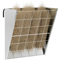 Produktbild för Hängande Höutfodrare Silver 61 x 33 x 66 cm Galvaniserat Stål