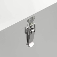Produktbild för Hönsfodertråg 2 pcs Silver 60,5 x 29 x 51 cm Galvaniserat Stål
