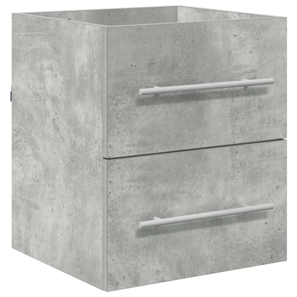 Produktbild för Diskbänksskåp Betonggrå 38,5 x 41 x 48 cm Konstruerat trä