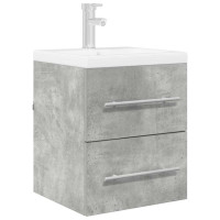 Produktbild för Diskbänksskåp Betonggrå 38,5 x 41 x 48 cm Konstruerat trä