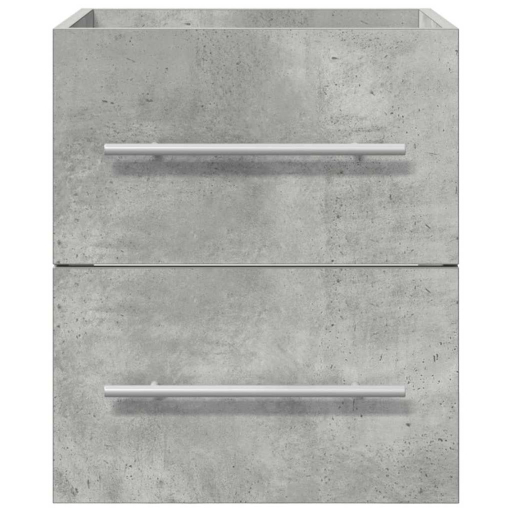 Produktbild för Diskbänksskåp Betonggrå 38,5 x 41 x 48 cm Konstruerat trä