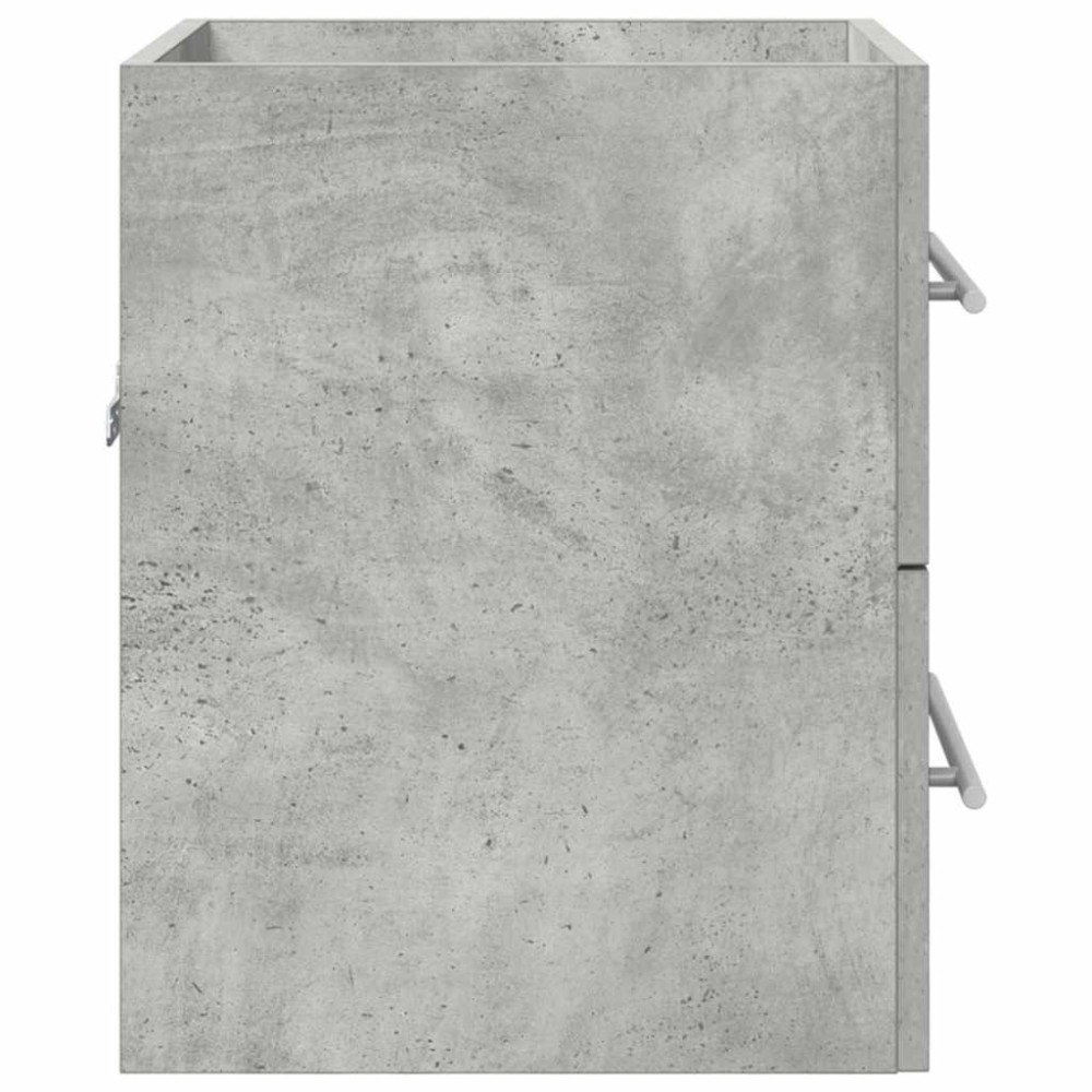 Produktbild för Diskbänksskåp Betonggrå 38,5 x 41 x 48 cm Konstruerat trä