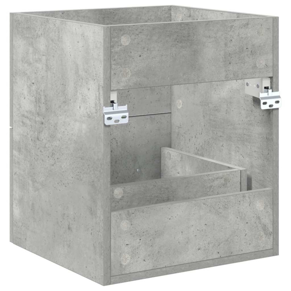 Produktbild för Diskbänksskåp Betonggrå 38,5 x 41 x 48 cm Konstruerat trä