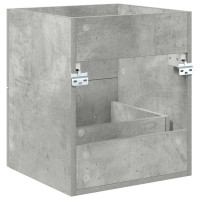 Produktbild för Diskbänksskåp Betonggrå 38,5 x 41 x 48 cm Konstruerat trä