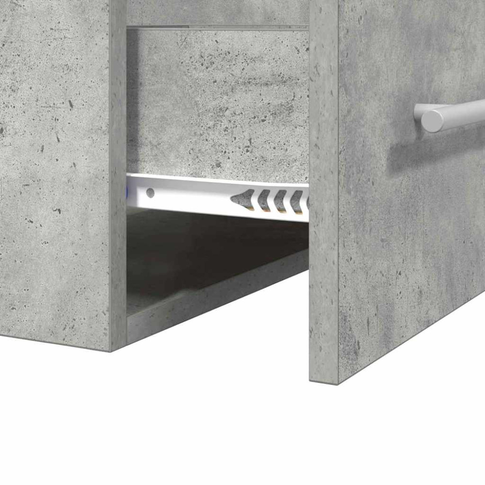 Produktbild för Diskbänksskåp Betonggrå 38,5 x 41 x 48 cm Konstruerat trä