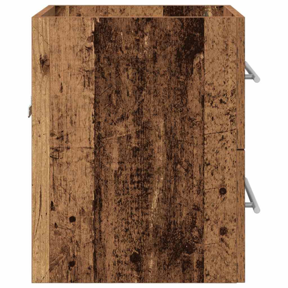 Produktbild för Diskbänksskåp Gammalt trä 38,5 x 41 x 48 cm Konstruerat trä