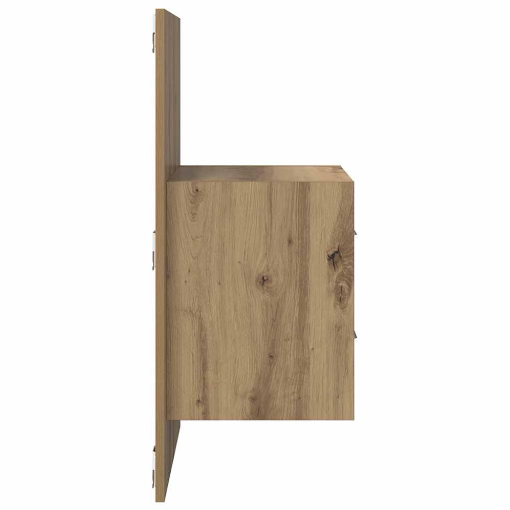 Produktbild för Väggmonterad sänggavel 2 pcs Artisan Ek 48,5 x 32,5 x 80 cm