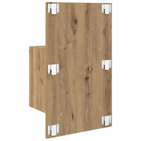 Produktbild för Väggmonterad sänggavel 2 pcs Artisan Ek 48,5 x 32,5 x 80 cm