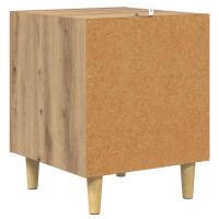 Produktbild för Nattduksbord Artisan Ek 40 x 40 x 50 cm Konstruerat trä