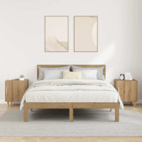 Produktbild för Nattduksbord 2 pcs Artisan Ek 40 x 40 x 50 cm Konstruerat trä