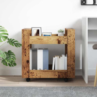 Produktbild för Bordsvagn Gammalt trä 60 x 45 x 60 cm Konstruerat trä
