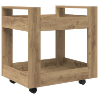Produktbild för Bordsvagn Artisan Ek 60 x 45 x 60 cm Konstruerat trä