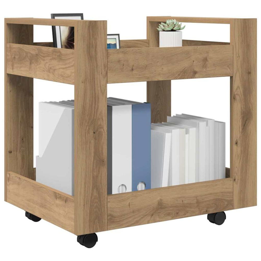 Produktbild för Bordsvagn Artisan Ek 60 x 45 x 60 cm Konstruerat trä