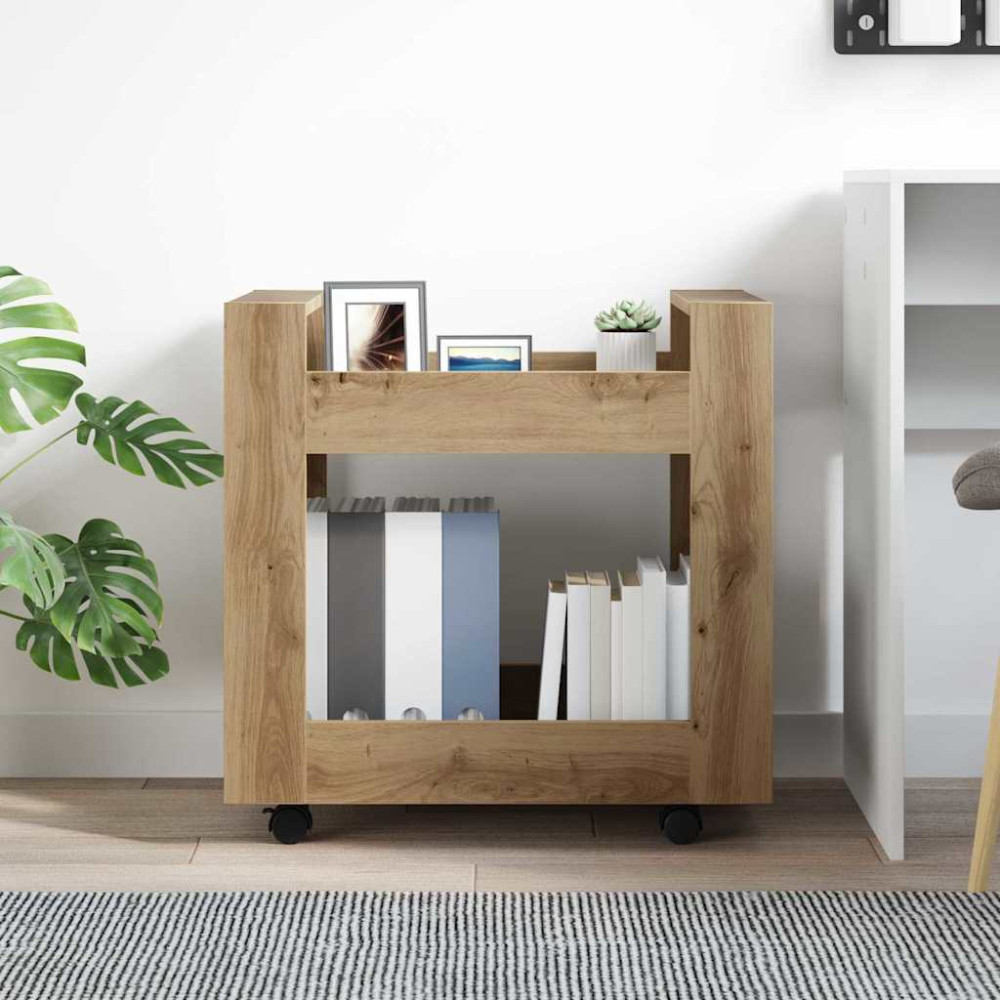 Produktbild för Bordsvagn Artisan Ek 60 x 45 x 60 cm Konstruerat trä