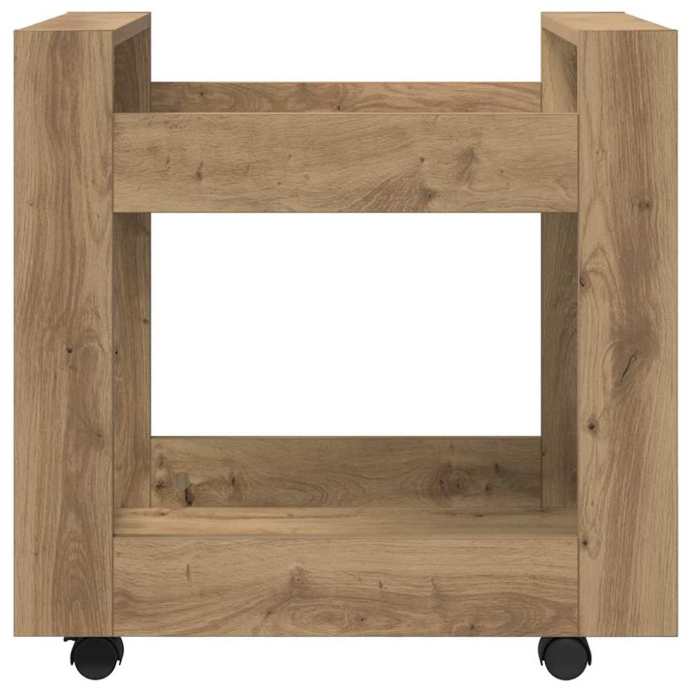 Produktbild för Bordsvagn Artisan Ek 60 x 45 x 60 cm Konstruerat trä