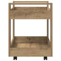 Produktbild för Bordsvagn Artisan Ek 60 x 45 x 60 cm Konstruerat trä